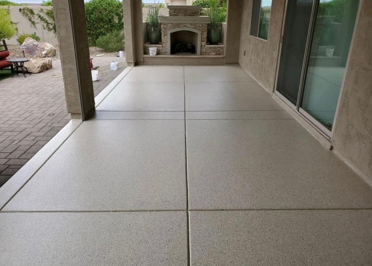 Concrete coating project