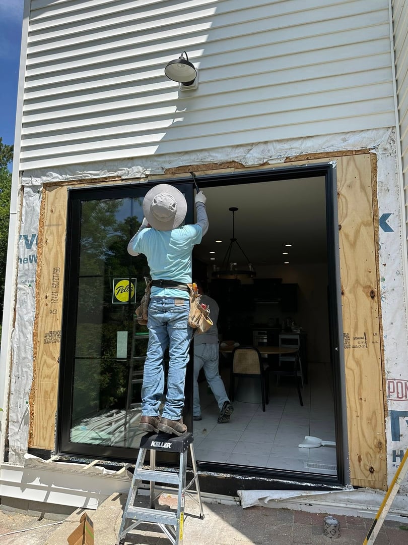 Patio door replacement in Toledo Ohio home