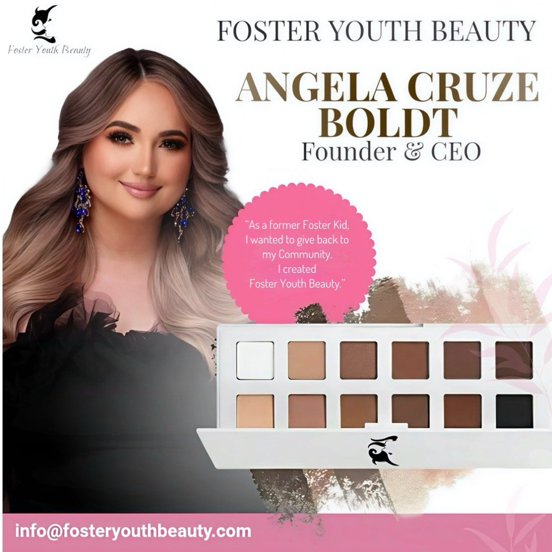 Pink beauty products background