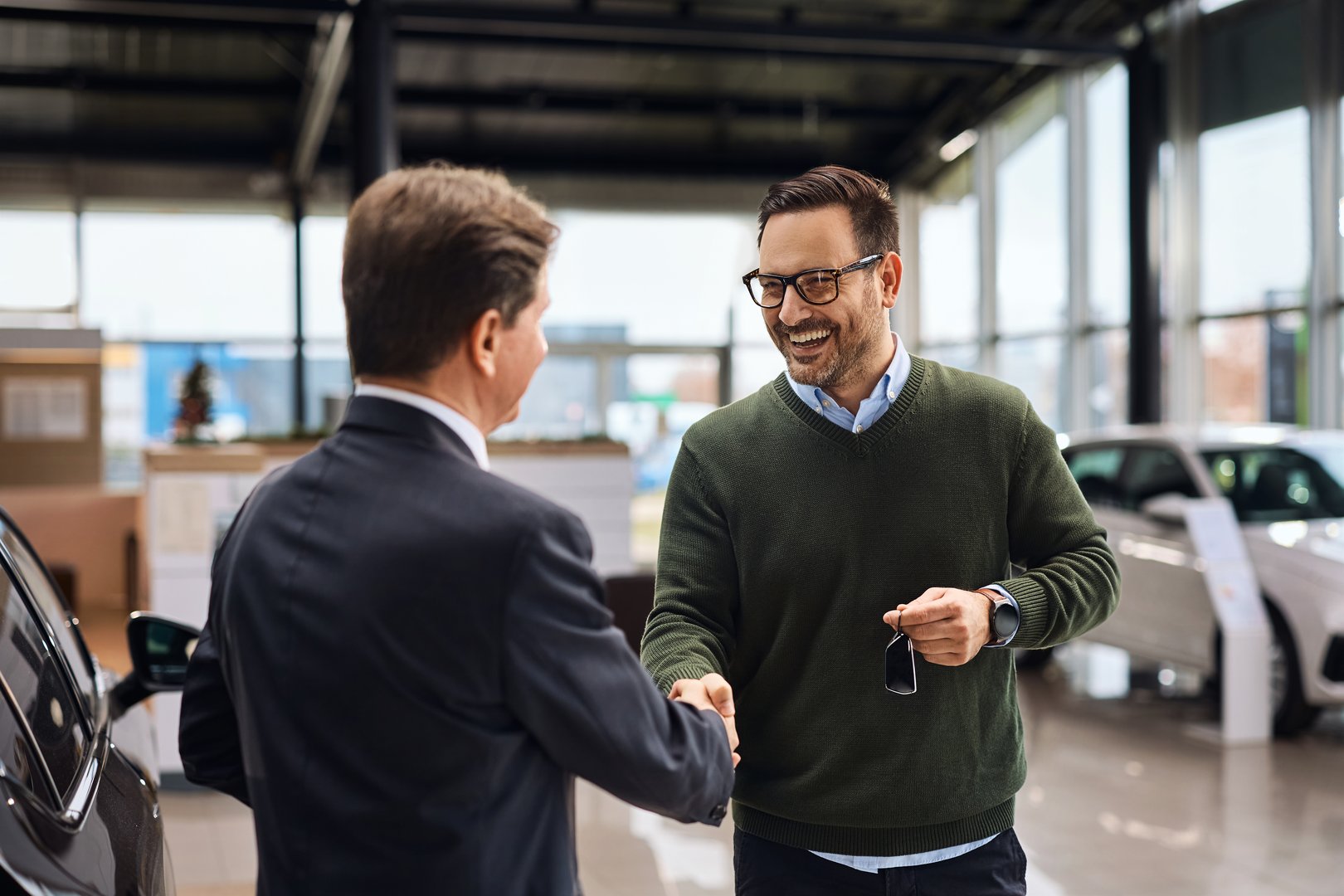 Luxury cars including Mercedes BMW