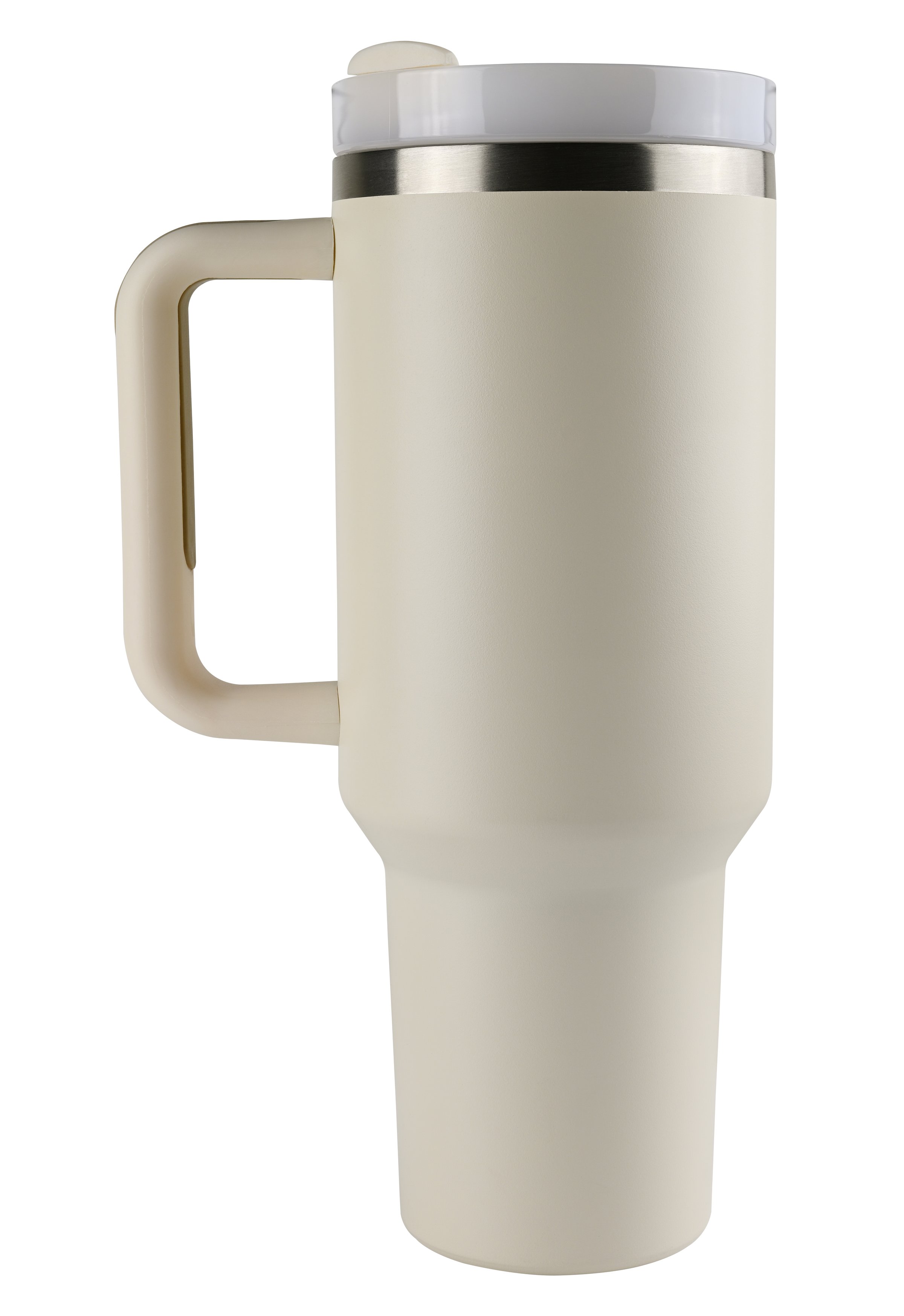 Large beige thermo cup