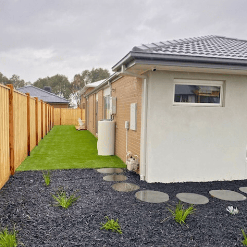 Garden retaining wall