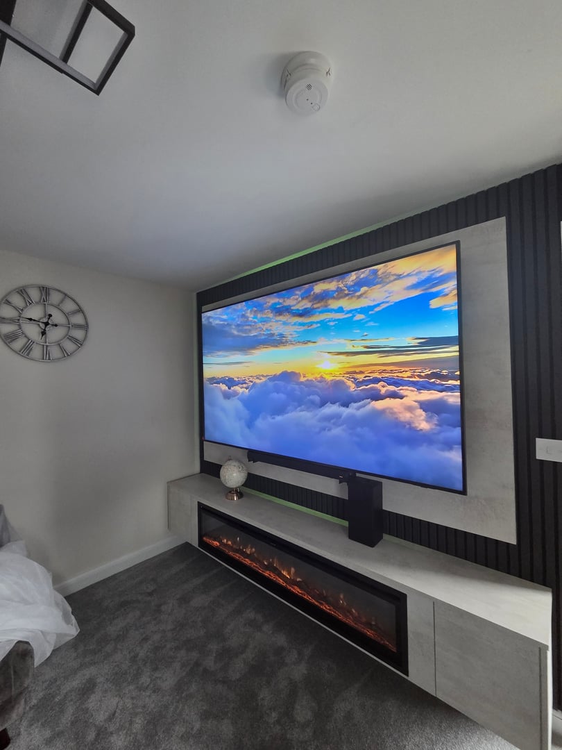 Modern media wall installation by KSM Media Walls