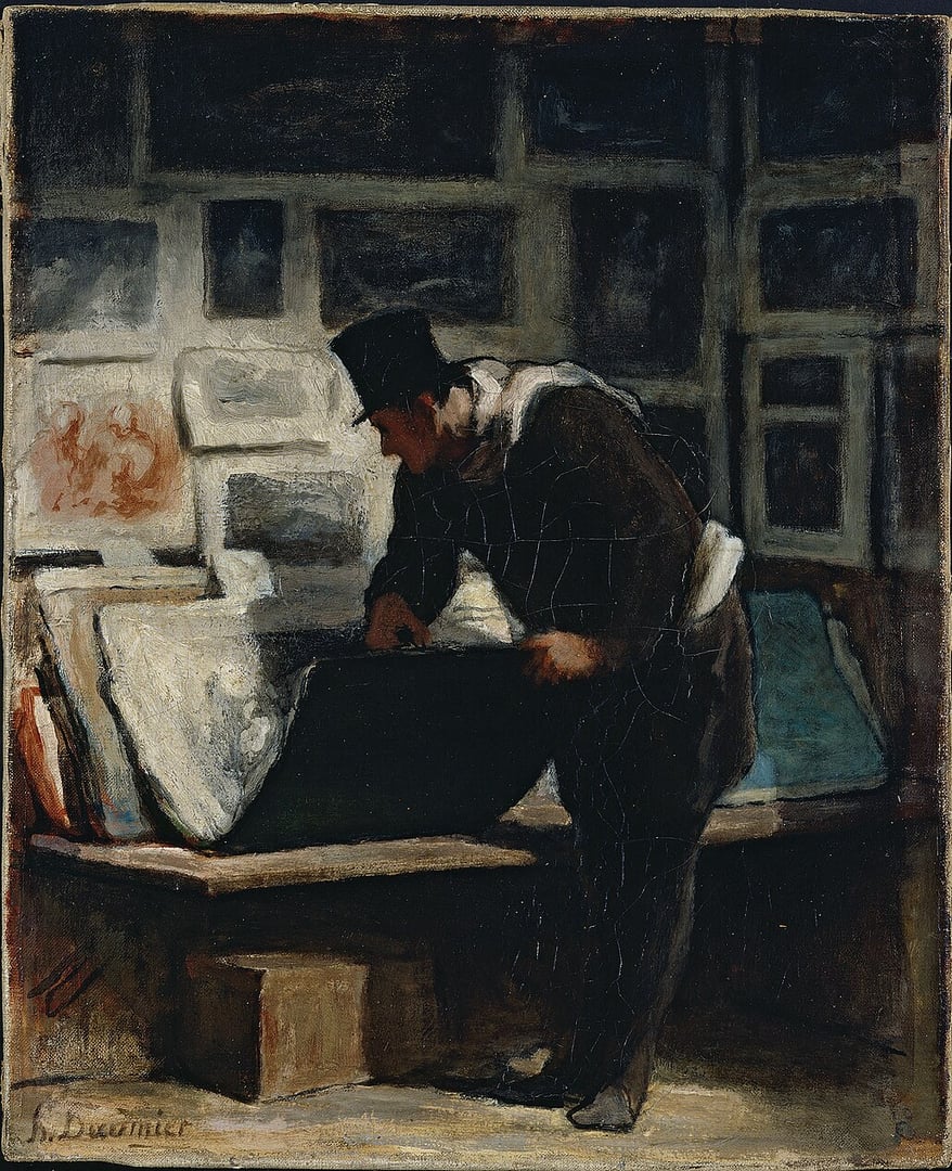 Classic fine art print by Honoré Daumier - Museum quality reproduction