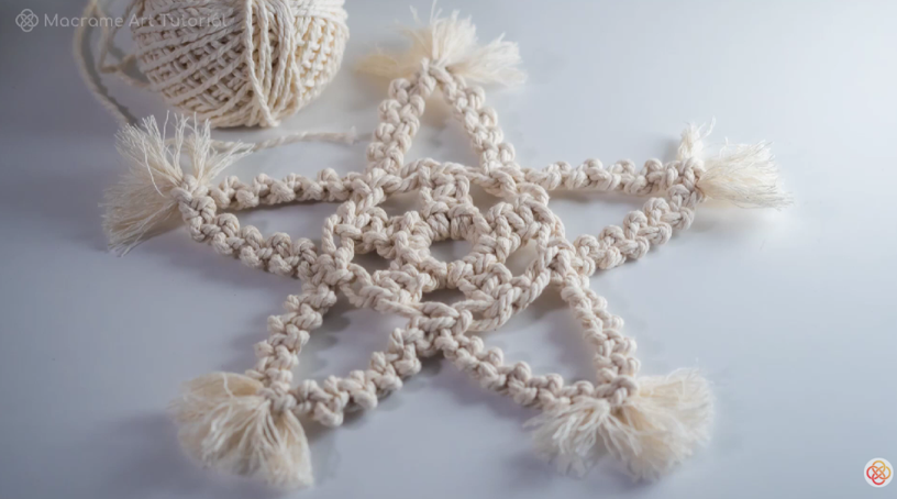 Tutorial Estrella Macramé