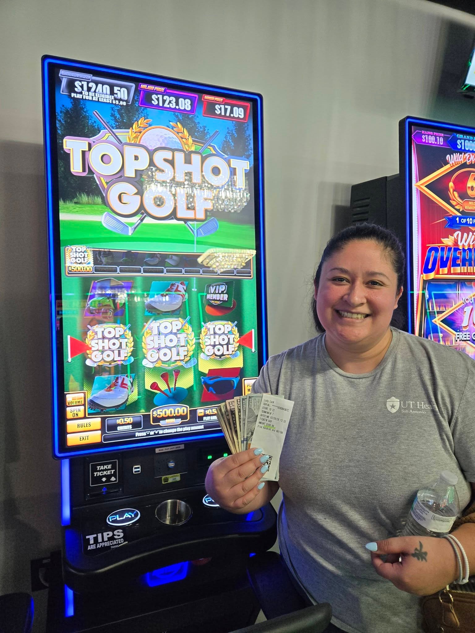 Winner at Lady Luck Skill Games