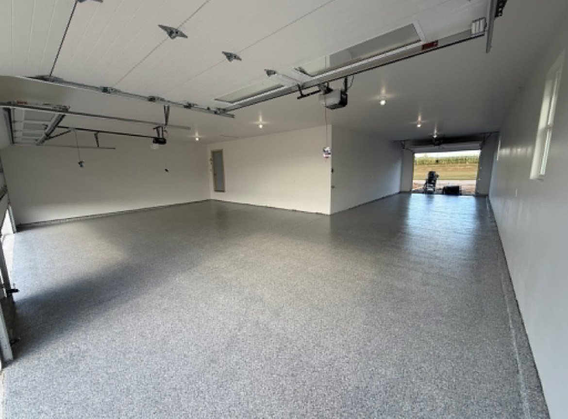 Apex Concrete Coatings epoxy flooring work