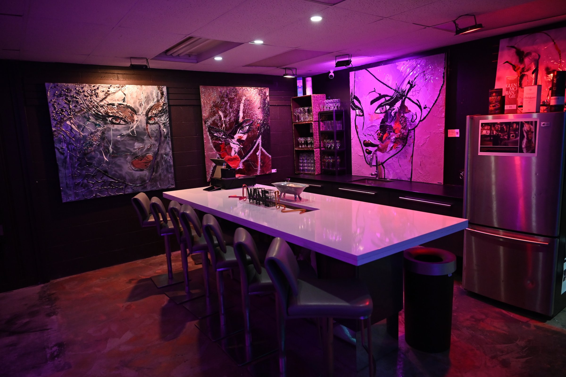 Lisabel's art studio creative workshop session