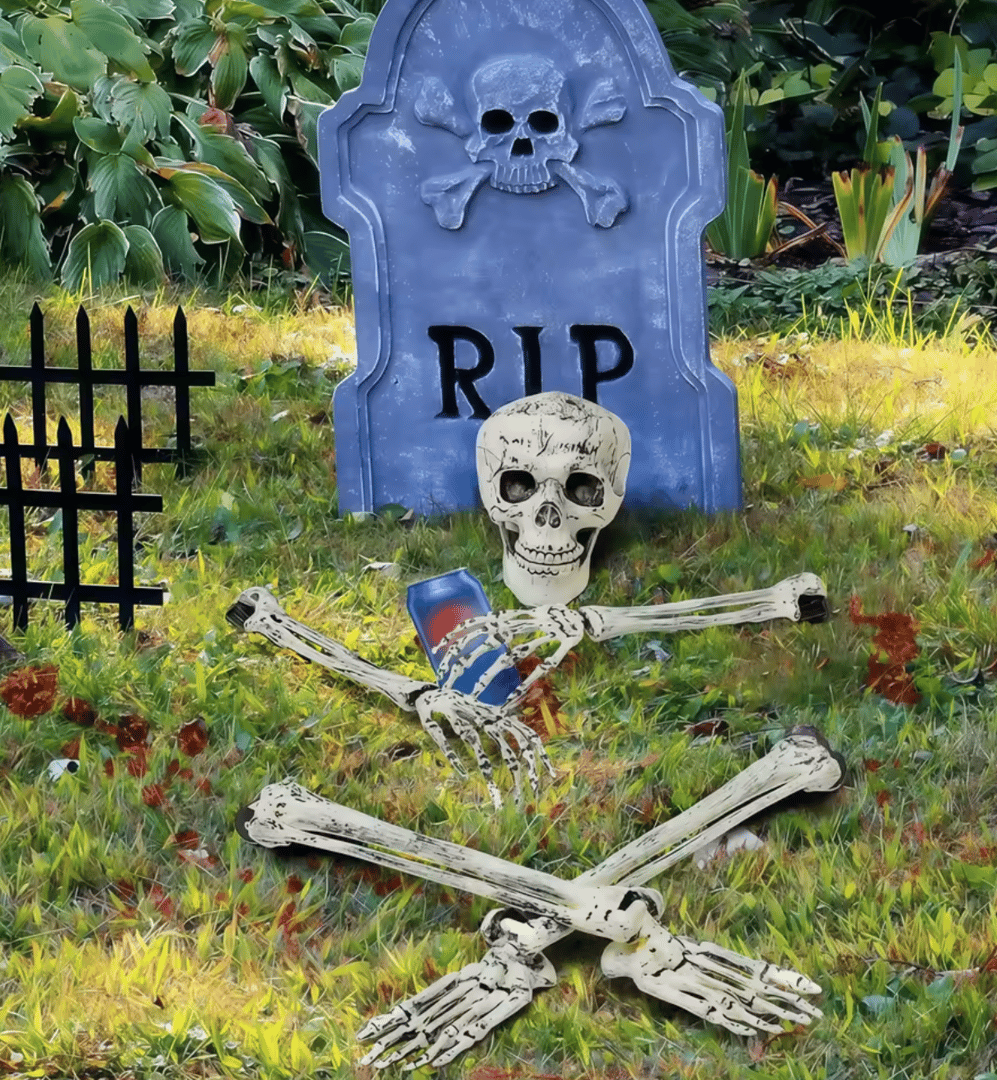 Halloween Skeleton Outdoor Decor Set