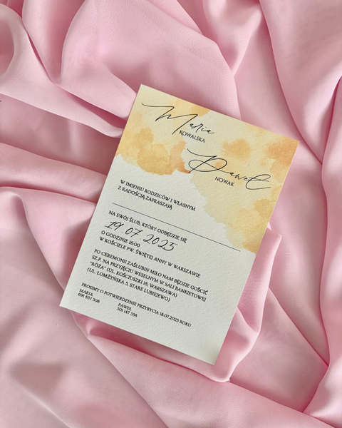 Zaproszenie pastelowe 9
