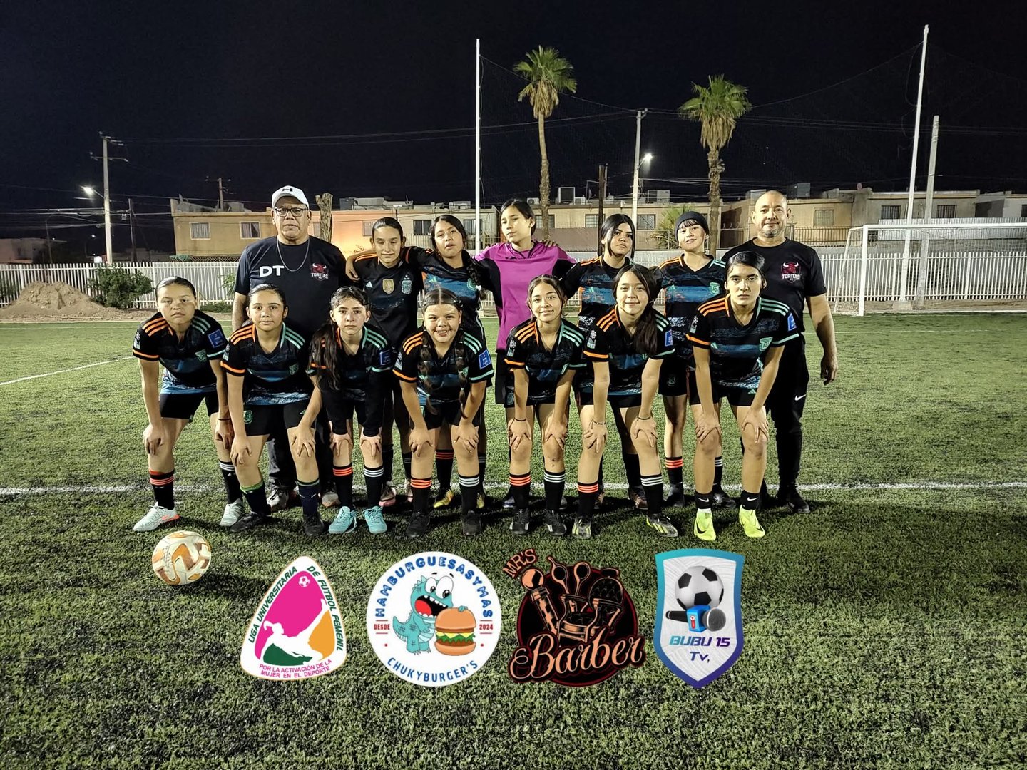 Equipo posando - torneo Liga Universitaria Mexicali