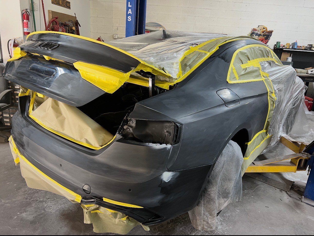 Before collision repair