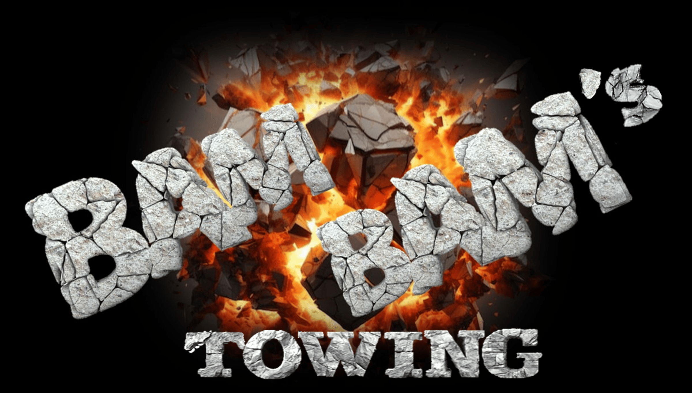 Bam Bam's Towing Logo