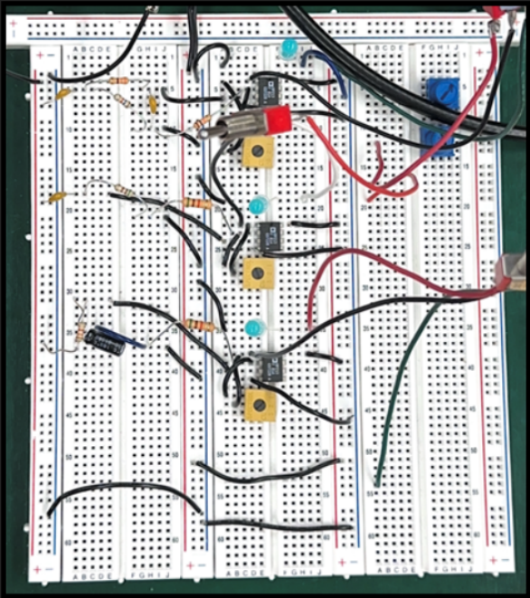 Caleb Molnar's Three-Band Audio Filter Circuit
