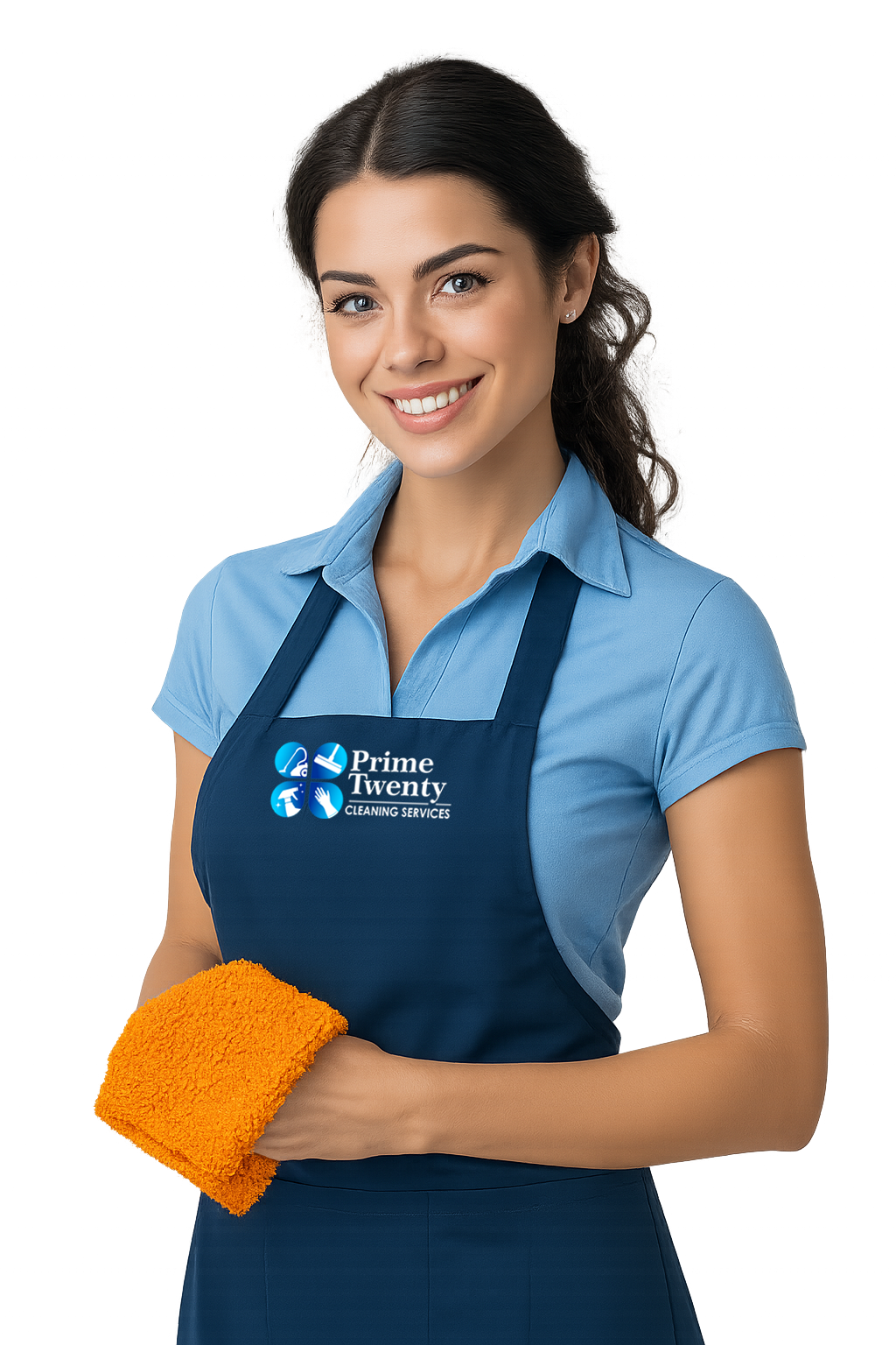 Professional cleaning service team member