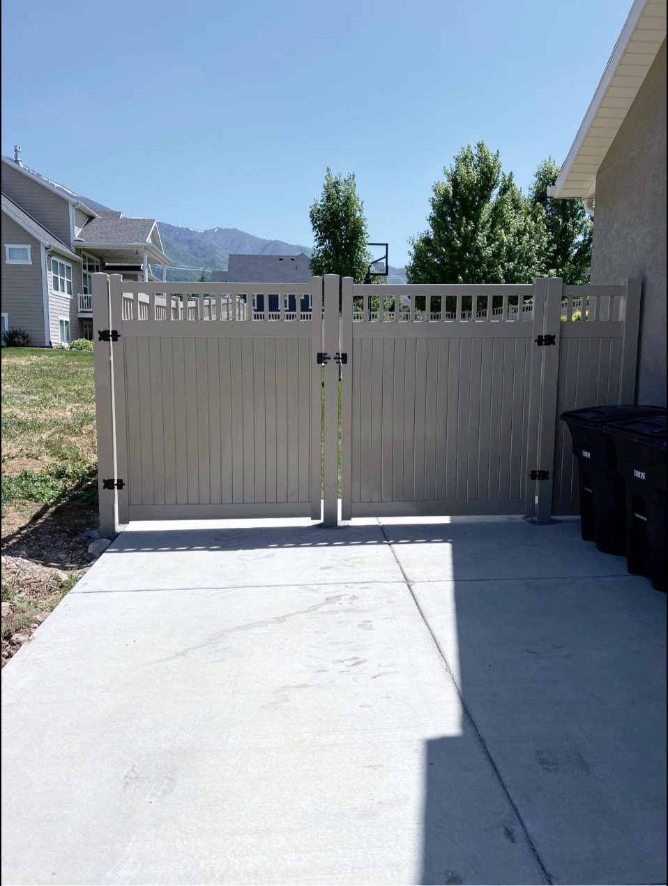 Fence gate installation project