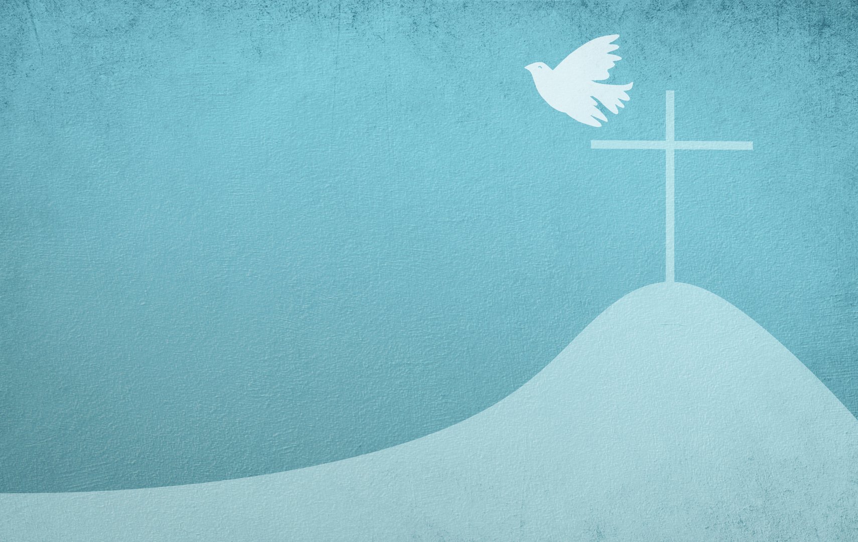 Dove and religious cross, Holy Spirit, Jesus Christ, Christianity, belief and faith, Pentecost sunday