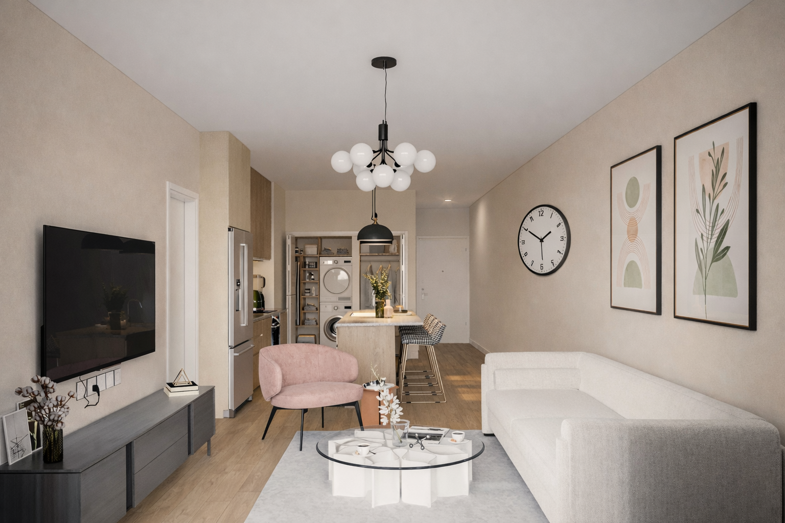 Type B living room seating area