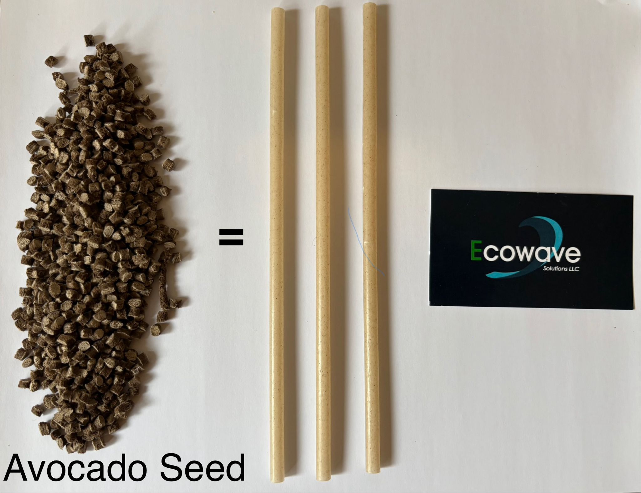 Avocado seed pellets