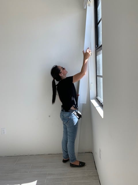 Tratamiento de ventanas en sala