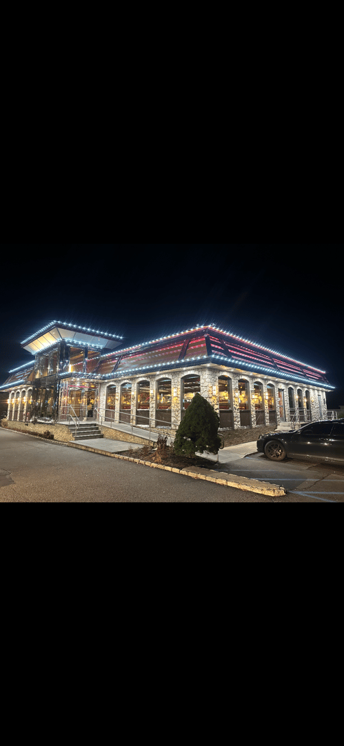 Christmas light installation for commercial properties