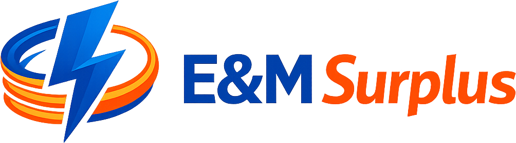 E&M Surplus Logo