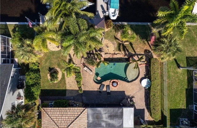 Aerial drone view of Salt Life Villa