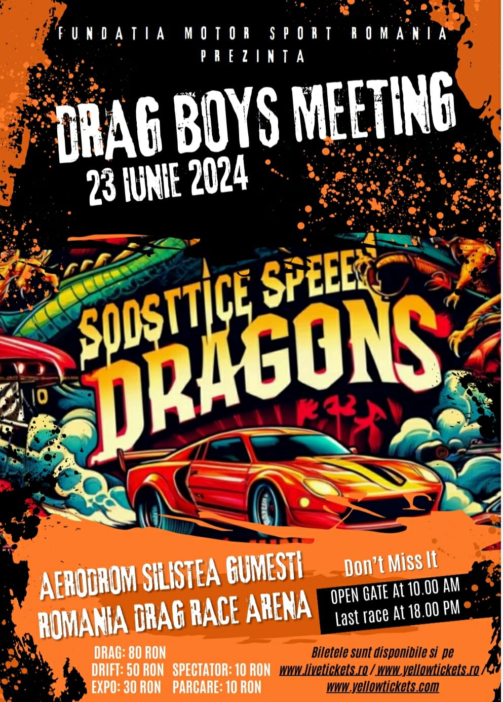 Drag Boys Meeting Event Poster