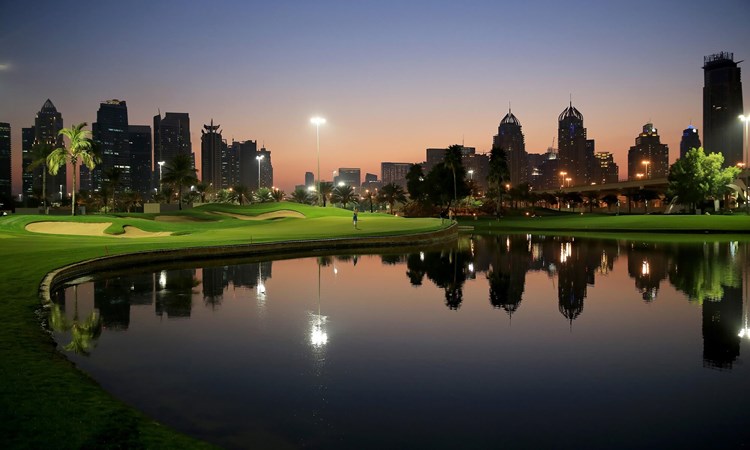 Emirates Golf Club Faldo Course Night Golf