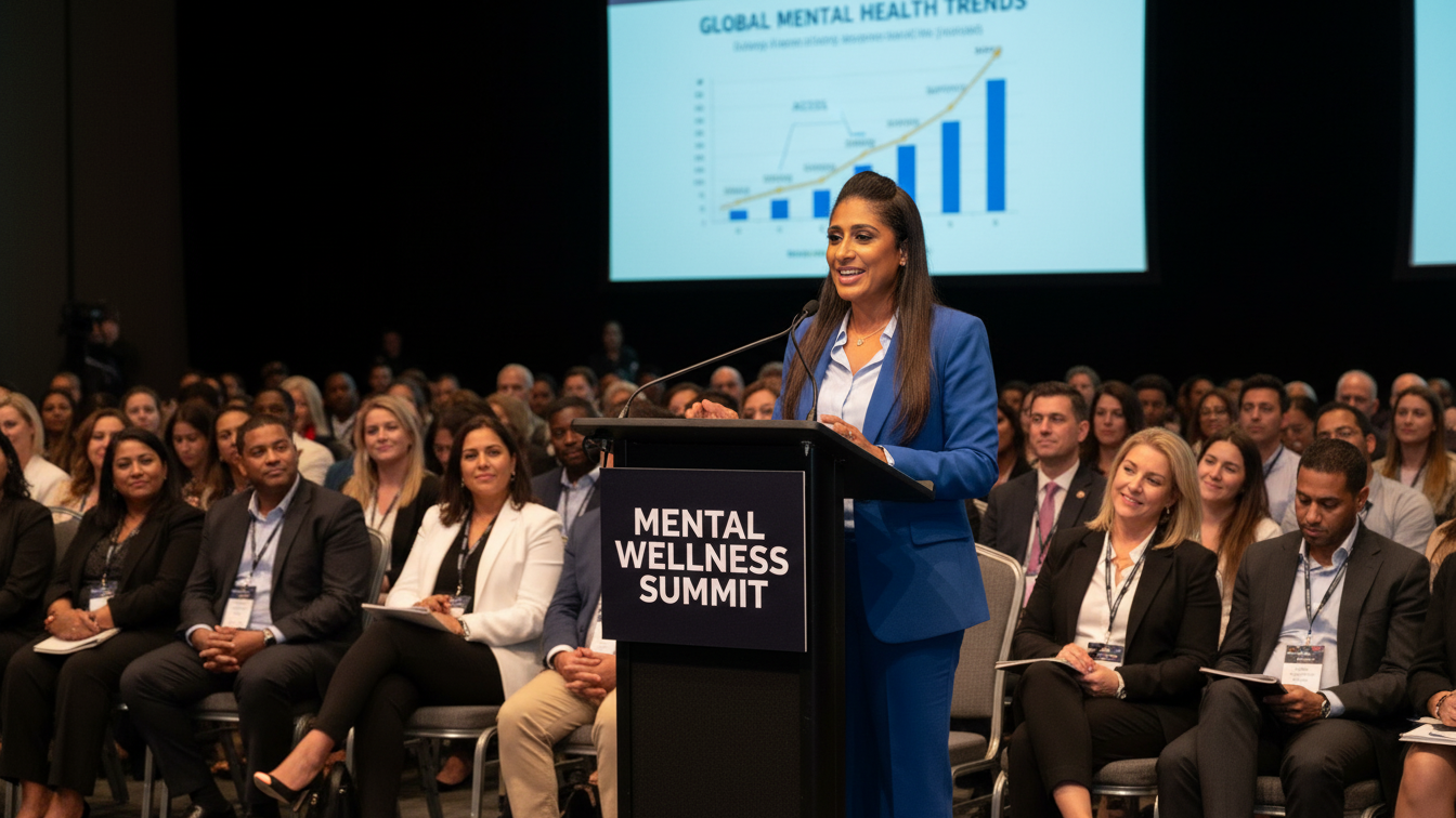 Confident businessman smiling outside office building in modern financial district
