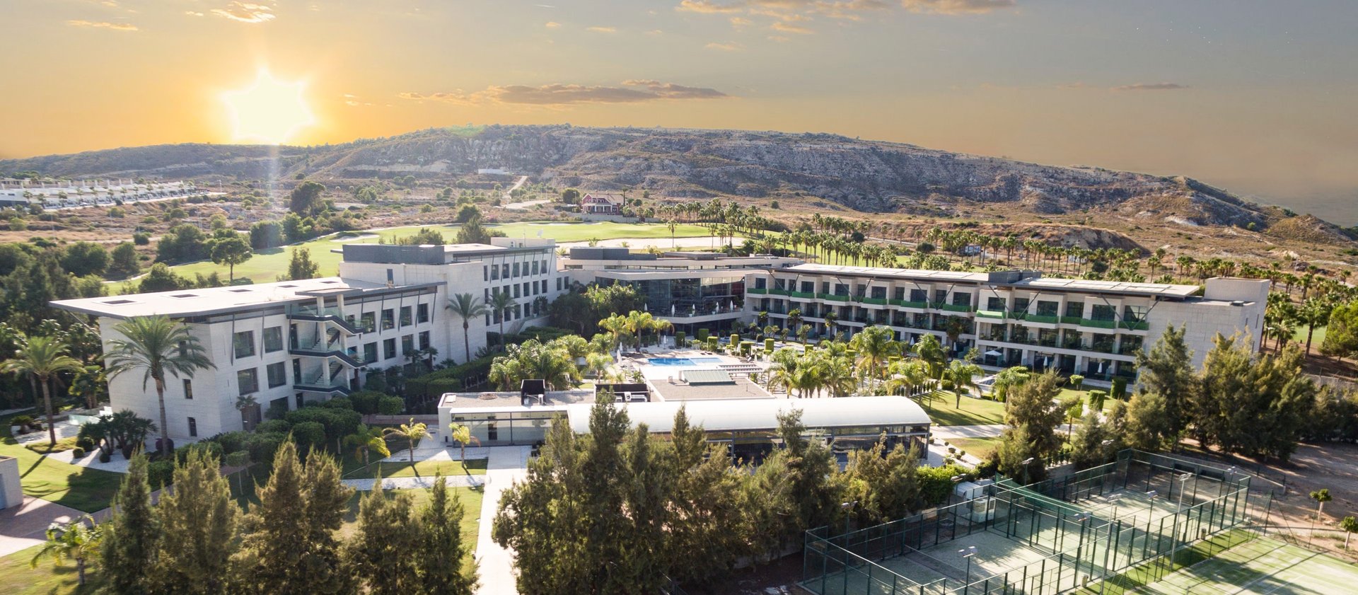 La Finca Resort aerial view