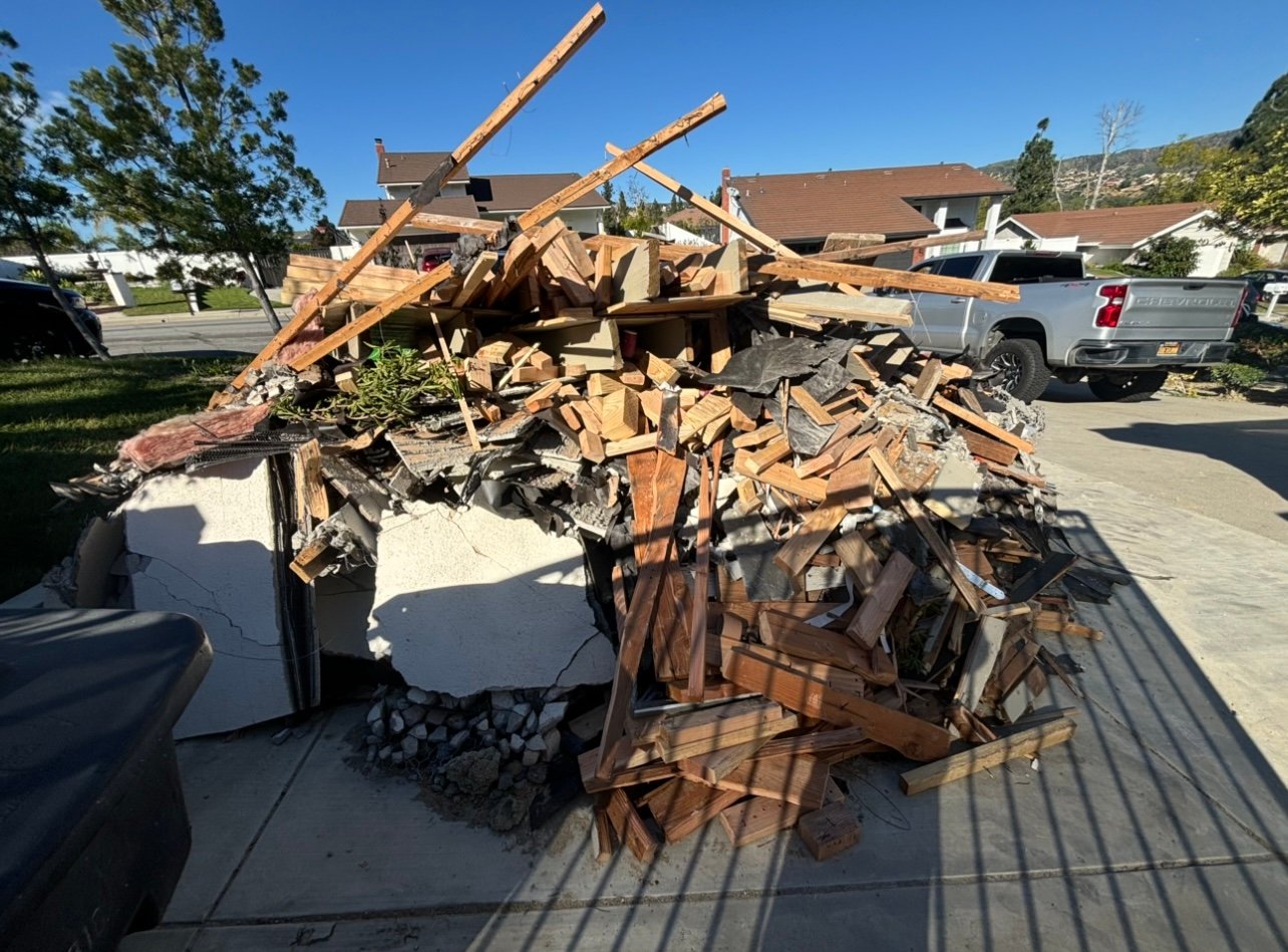 R&G Transportation truck on the job