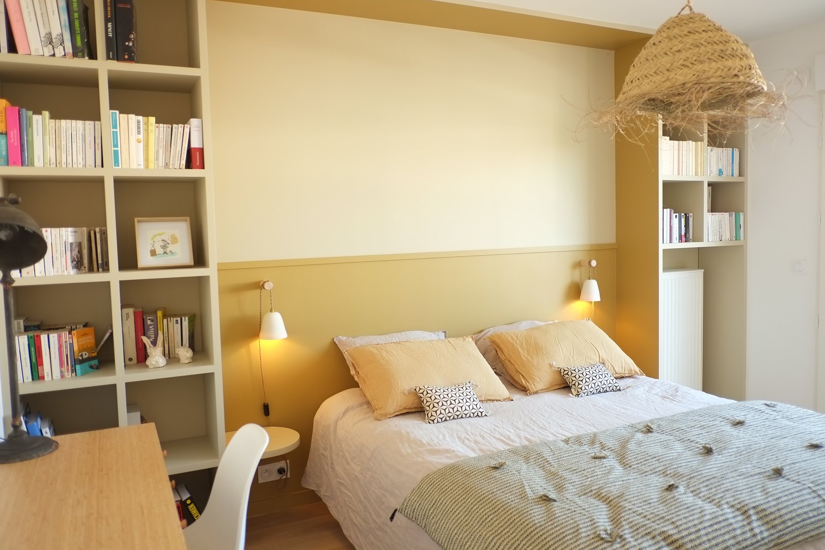 Rénovation intérieure Bateliers - Cuisine avec plan de travail en zelliges