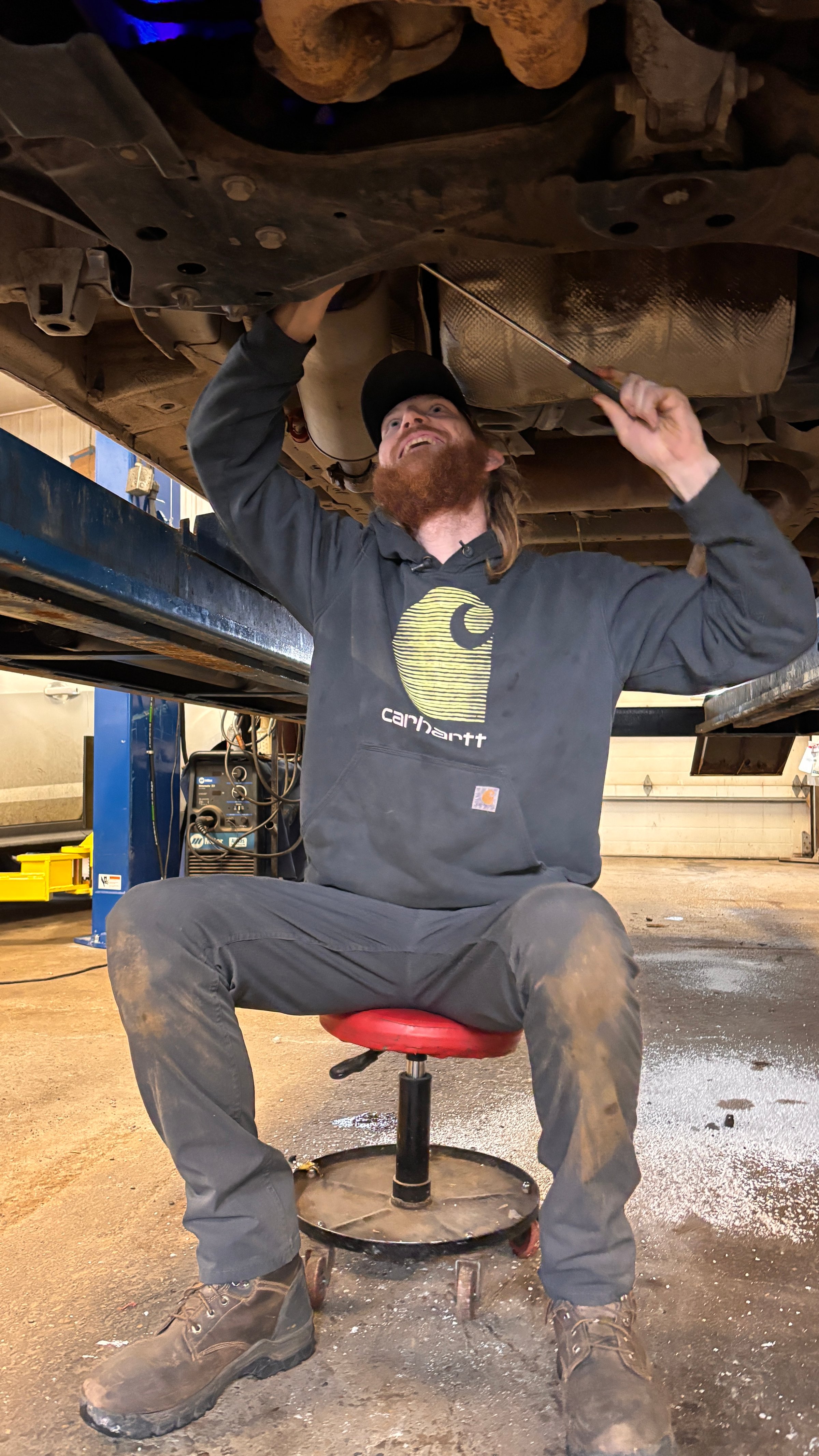 NT Auto Repair technician at work