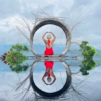 Melissa Louie tattooing a client at Inkspirations Tattoo studio