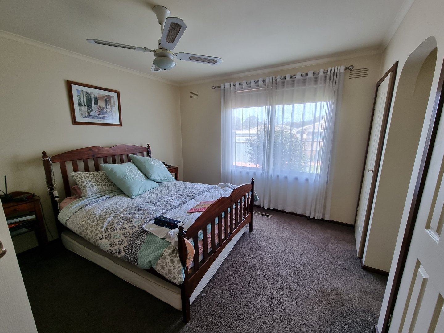 Interior room before Quality Painting Group transformation - additional view October 2021