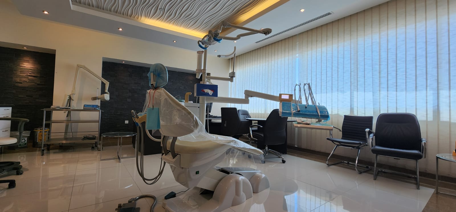 Medical professionals in hospital hallway