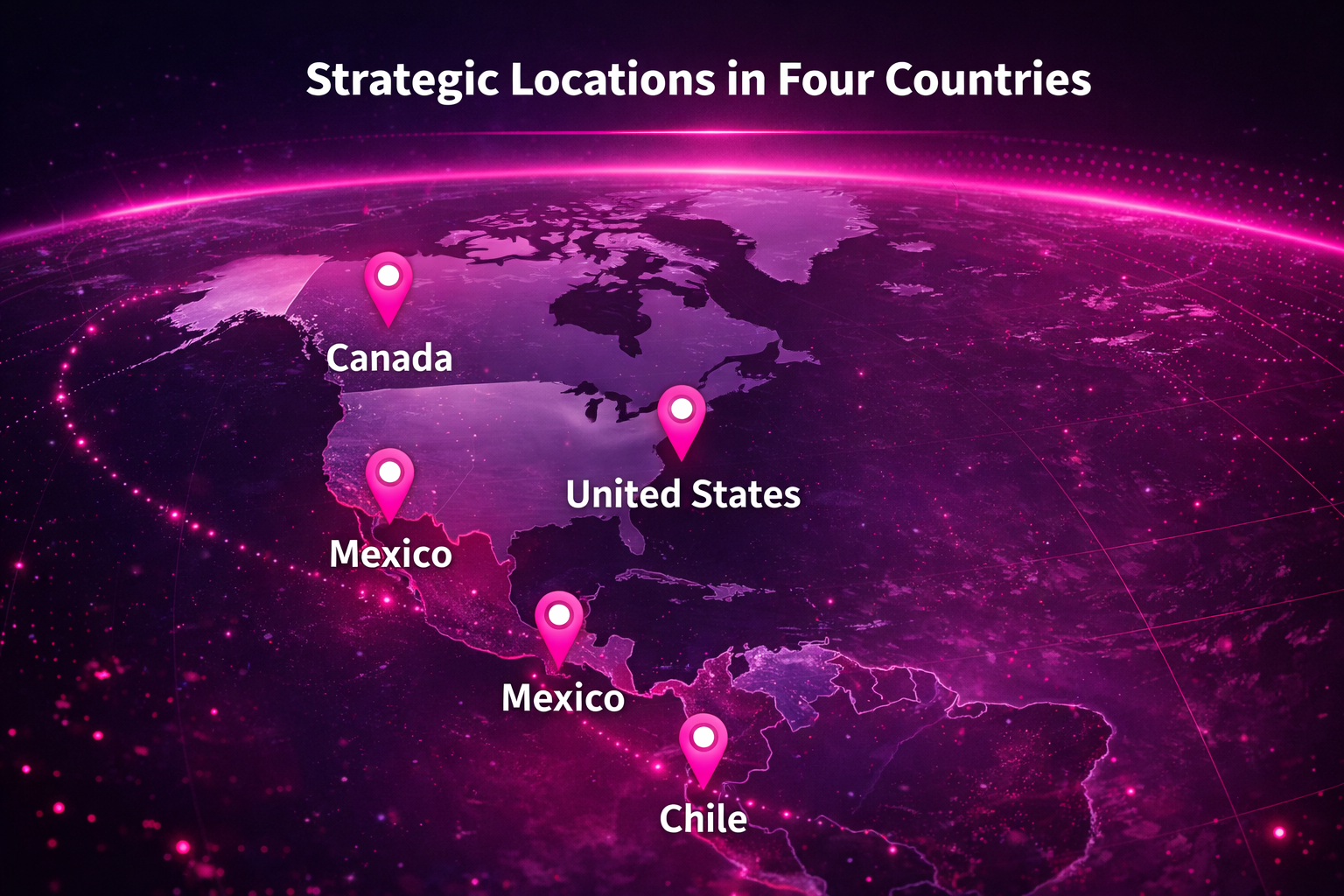 Mapa mundial de operaciones XPORTIX
