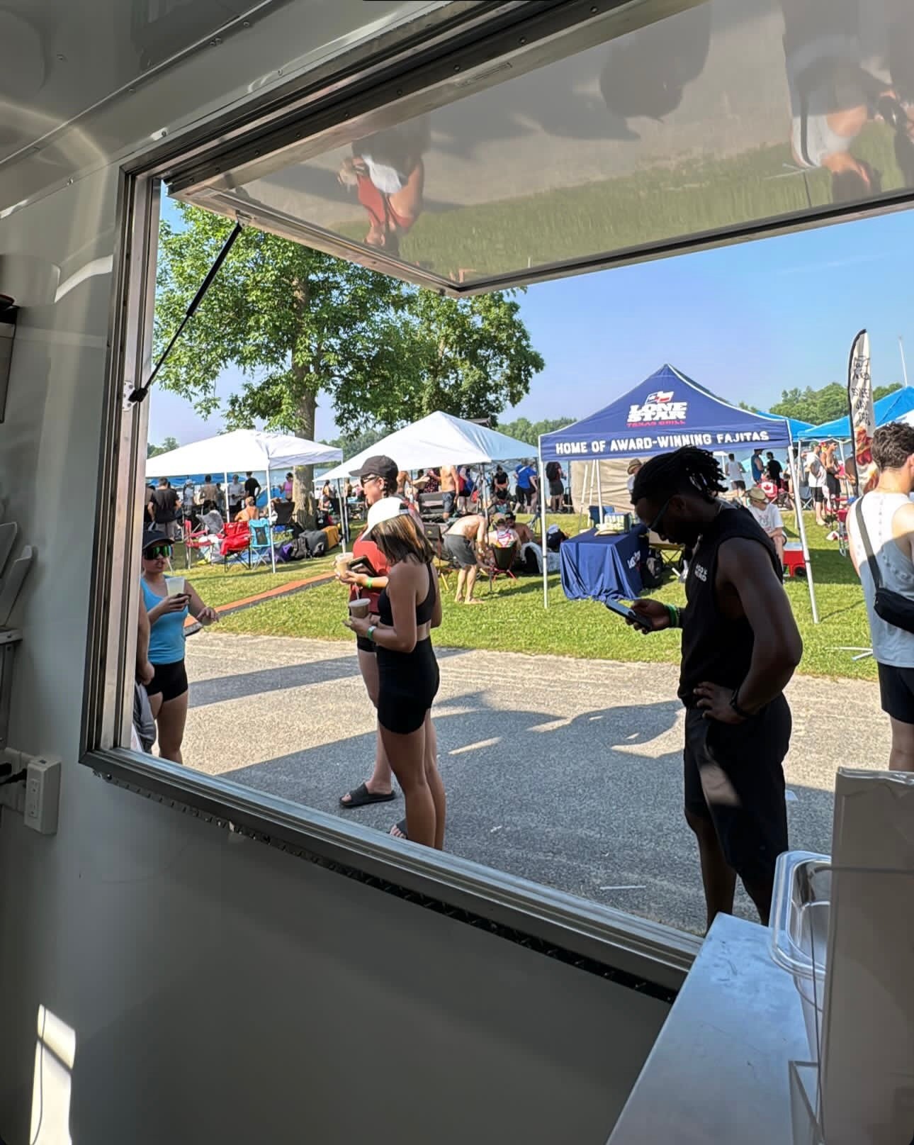 Mini Pancakes at Hope Volleyball Summer Fest