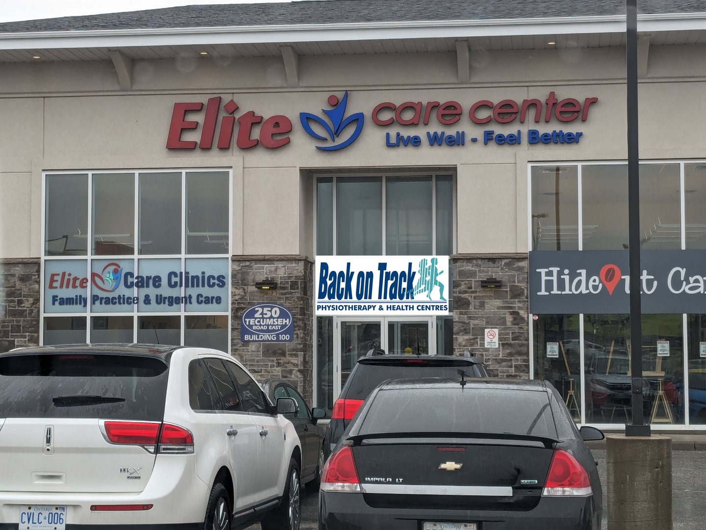 Front entrance of Windsor clinic