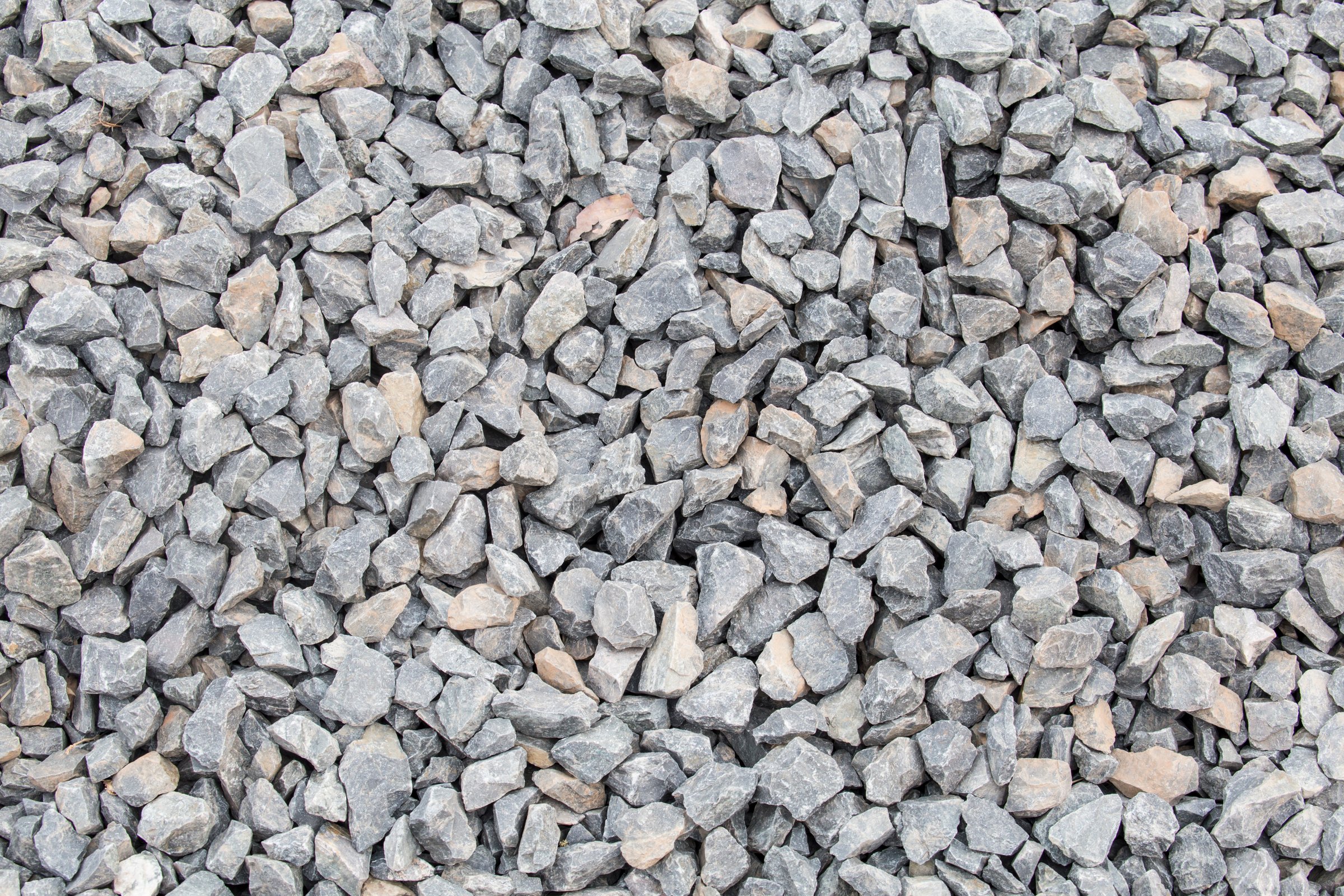 Crushed stone construction materials.Crushed stone texture background.