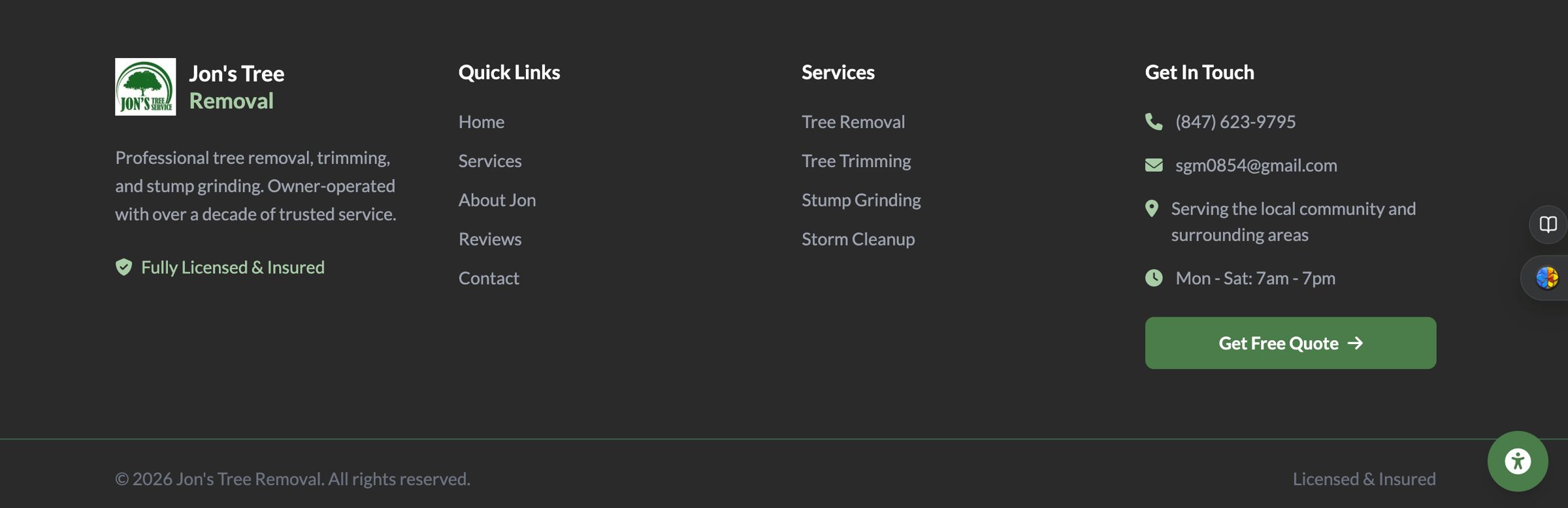 Website homepage design showcase - section 6