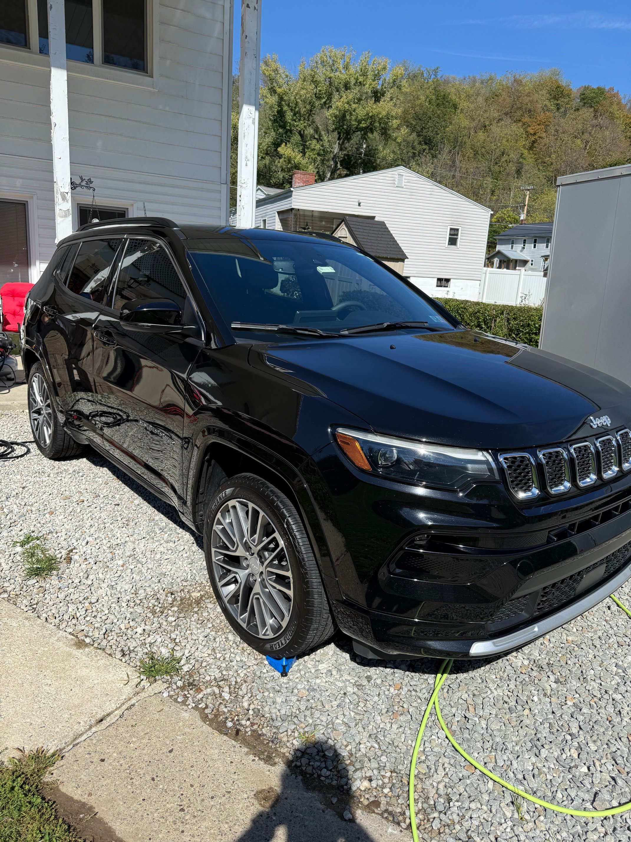 Car detailing before and after