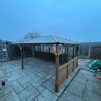 After fence repair - DNJ Home Improvements completed