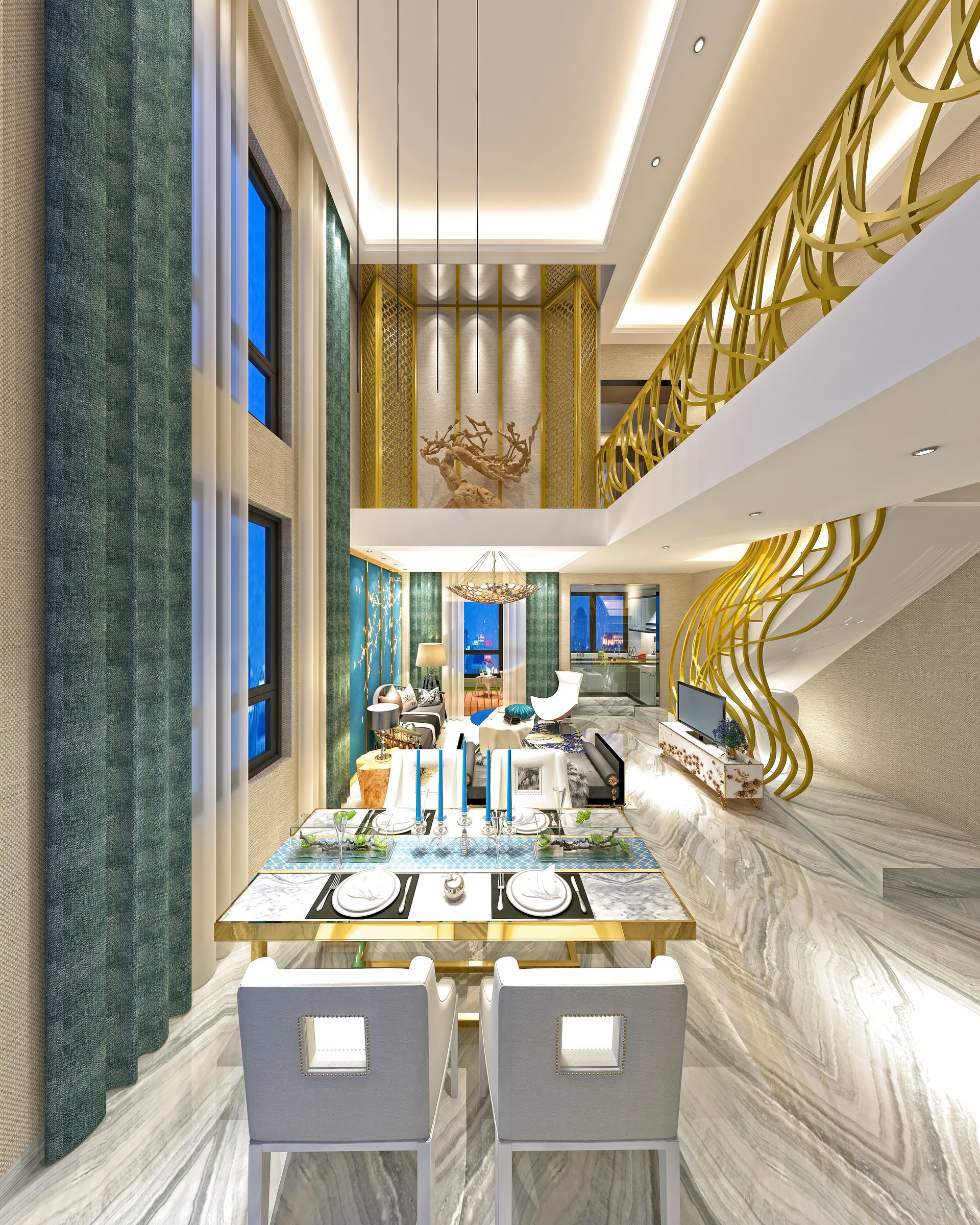 Luxeappartement interieur