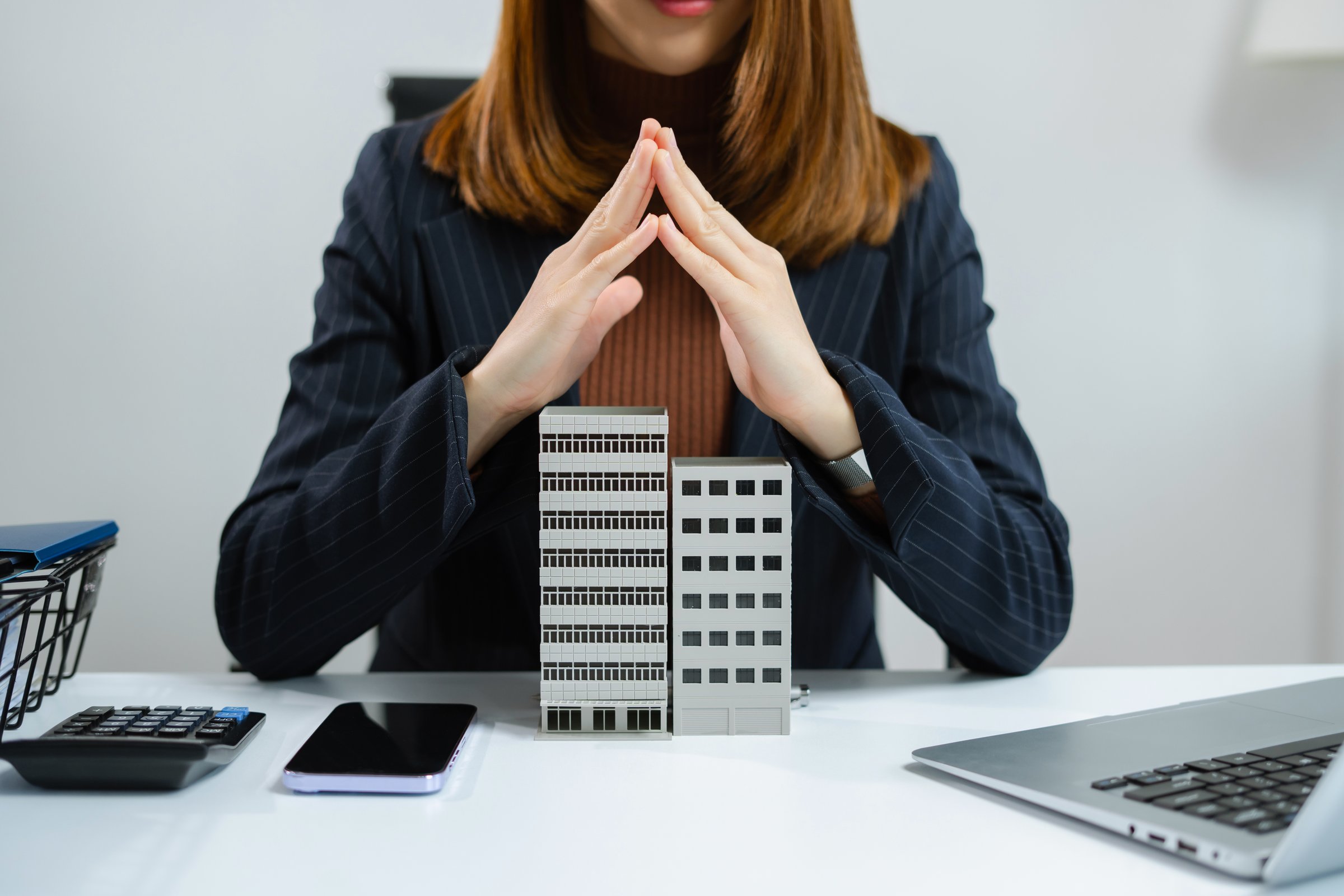 Home Insurance and Real estate investment concept, new client after signing agreement contract with approved property application form.