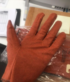 Vinyl Impregnated Work Gloves Orange