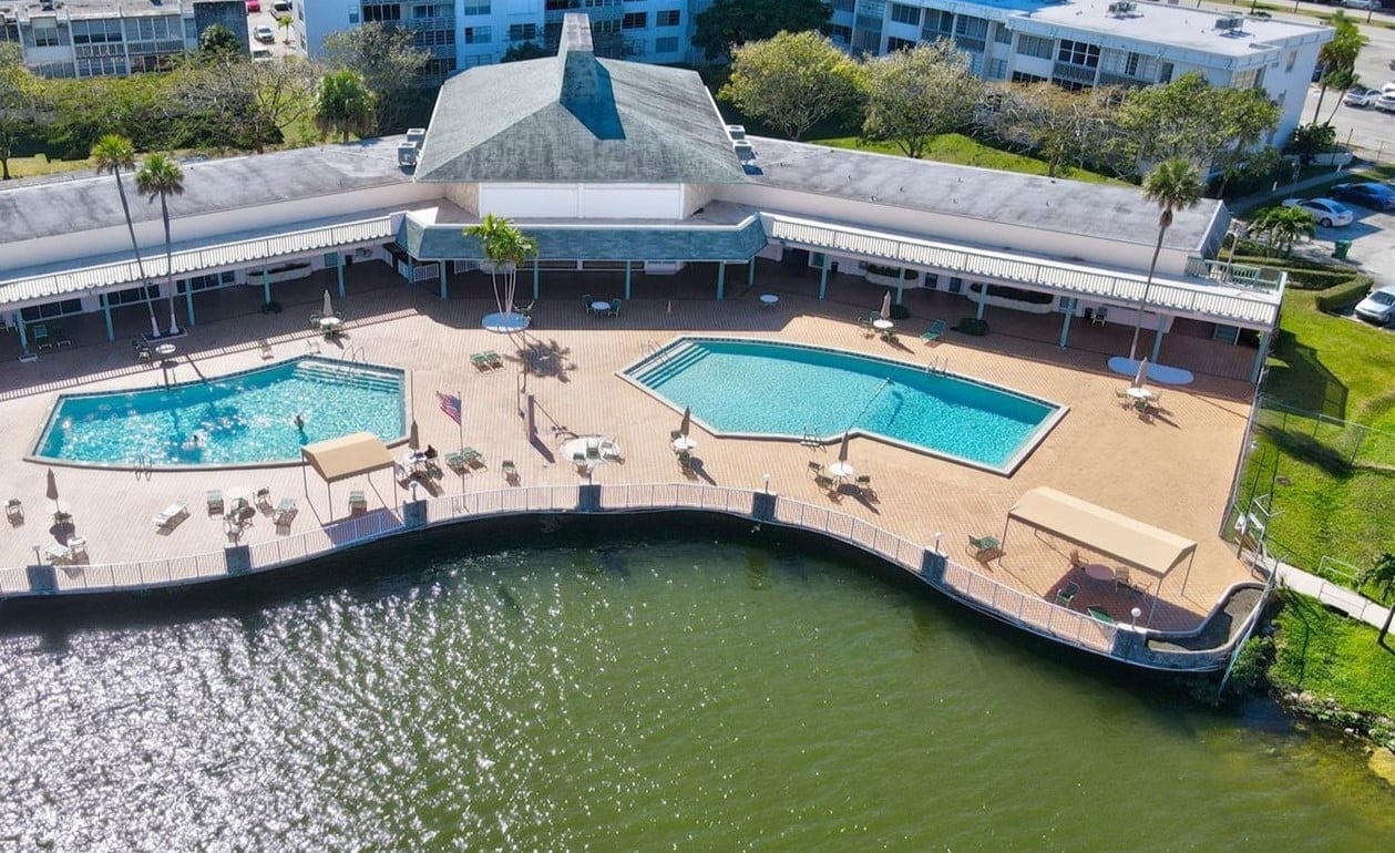 Swimming pool at Third Moorings Condominium