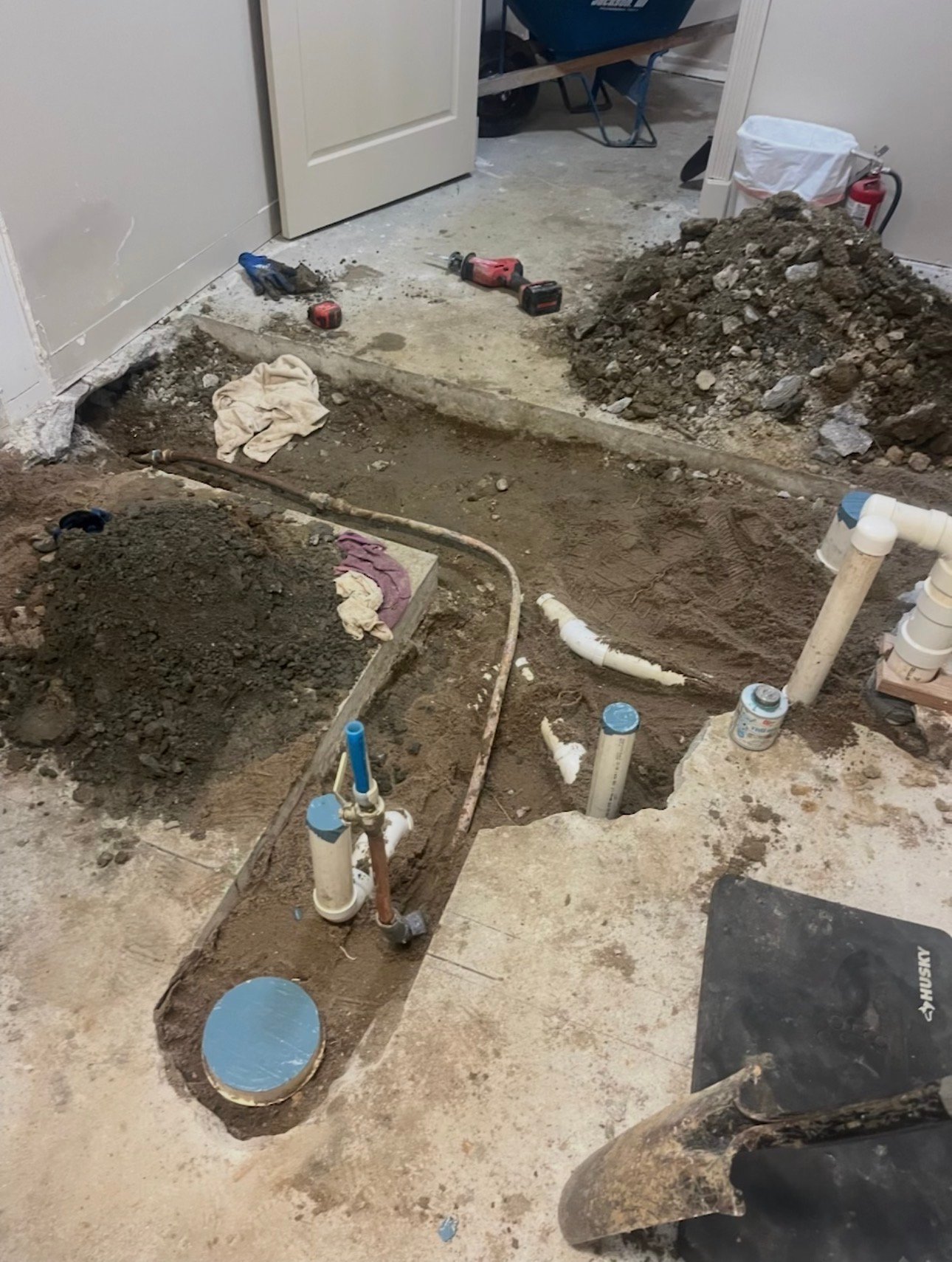 Plumbing work by Pristine Plumbing
