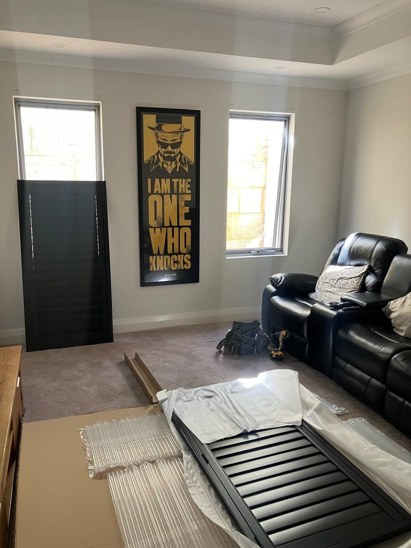 Indoor plantation shutters Perth professional installation window shutters makeover